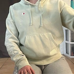green champion hoodie
